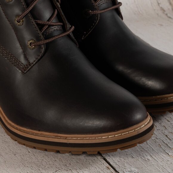 Timberland Women's Sienna High Waterproof Side Zip Boot Dark Brown Size 10 M - Picture 11 of 14